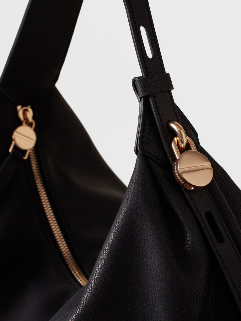Borsa a spalla in Pelle - PRIVE BORSA HOBO MEDIUM - Borbonese