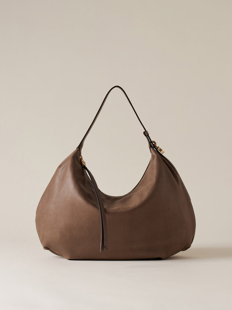 Borsa a spalla in Pelle - PRIVE BORSA HOBO MEDIUM - Borbonese