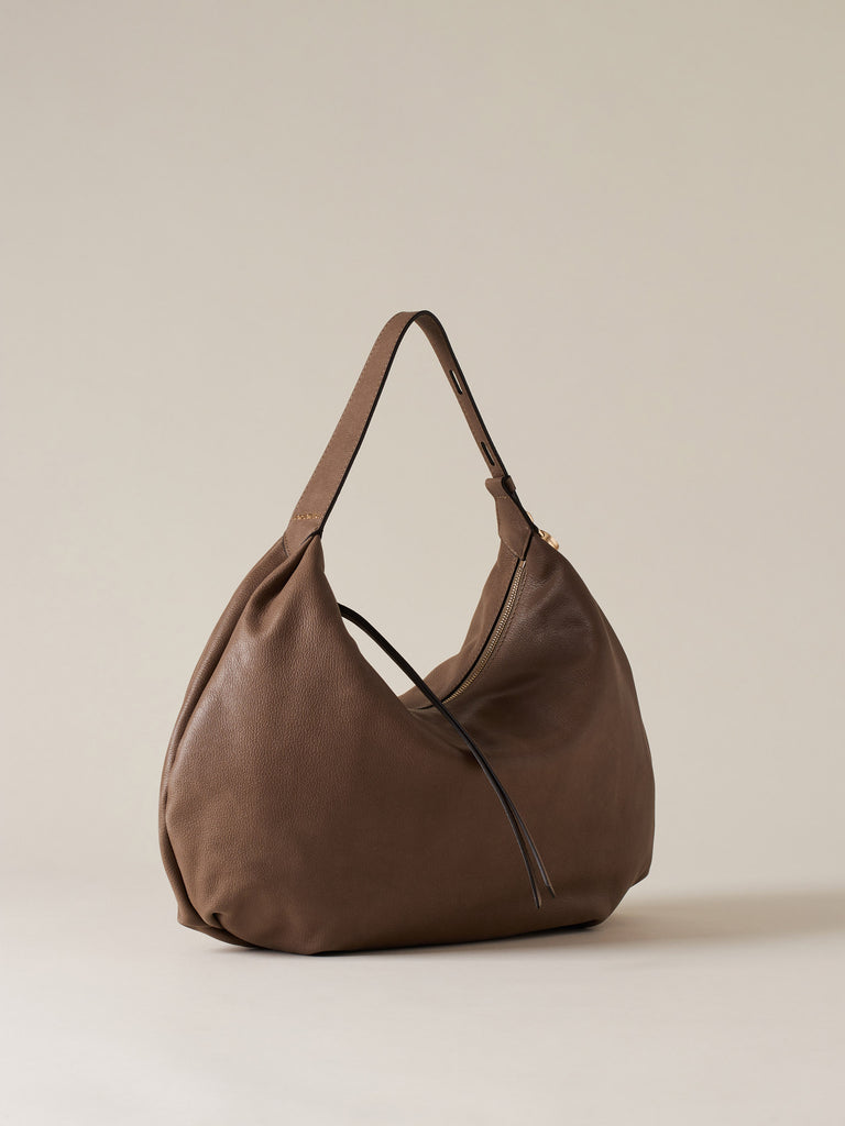 Borsa a spalla in Pelle - PRIVE BORSA HOBO MEDIUM - Borbonese