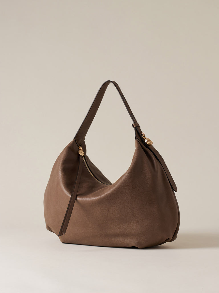 Borsa a spalla in Pelle - PRIVE BORSA HOBO MEDIUM - Borbonese