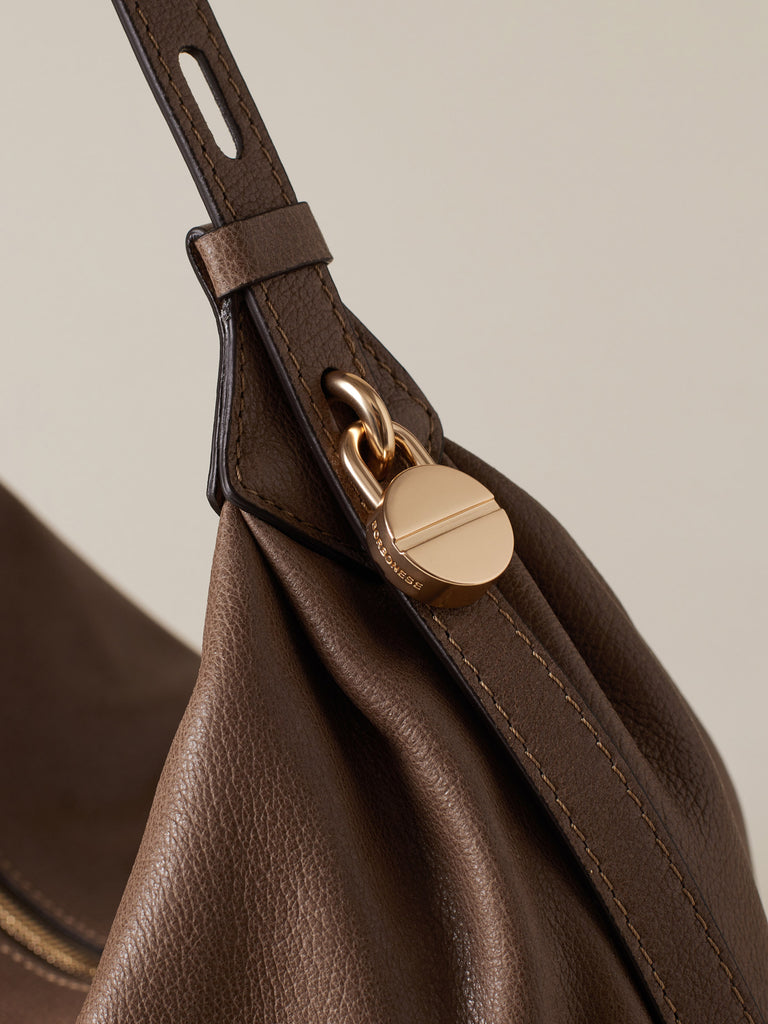 Borsa a spalla in Pelle - PRIVE BORSA HOBO MEDIUM - Borbonese