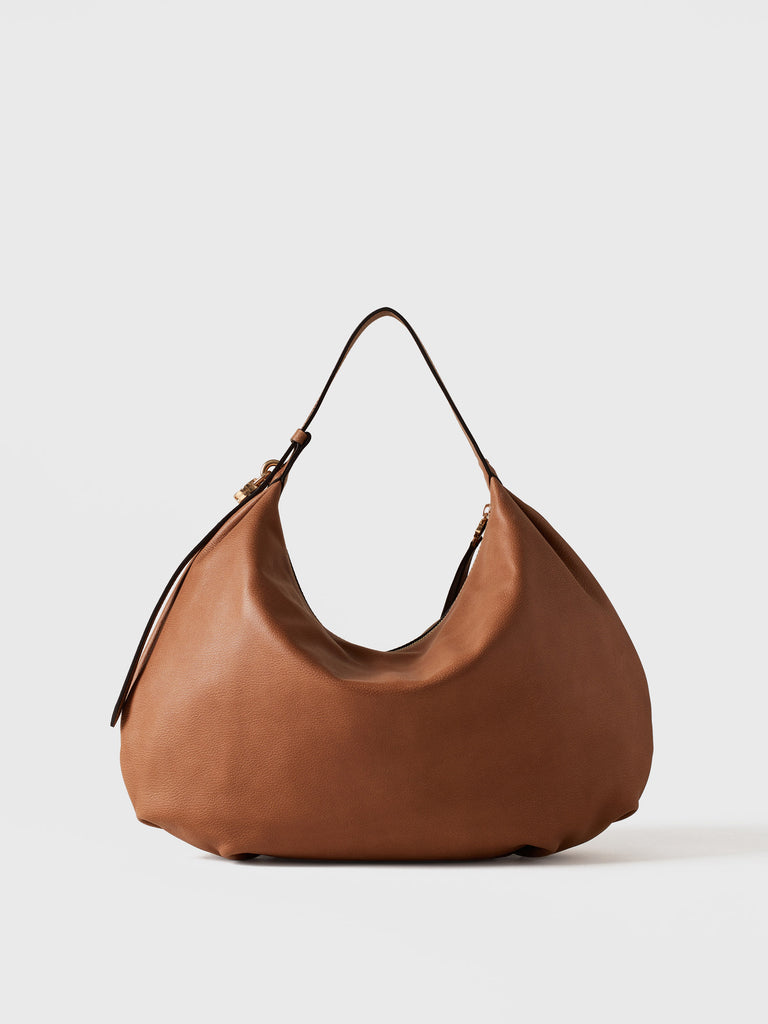 Borsa a spalla in Pelle - PRIVE BORSA HOBO MEDIUM - Borbonese