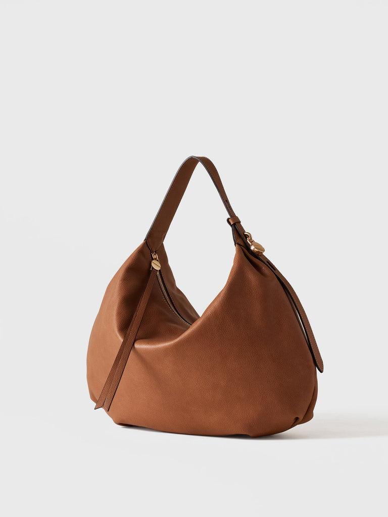 Borsa a spalla in Pelle - PRIVE BORSA HOBO MEDIUM - Borbonese