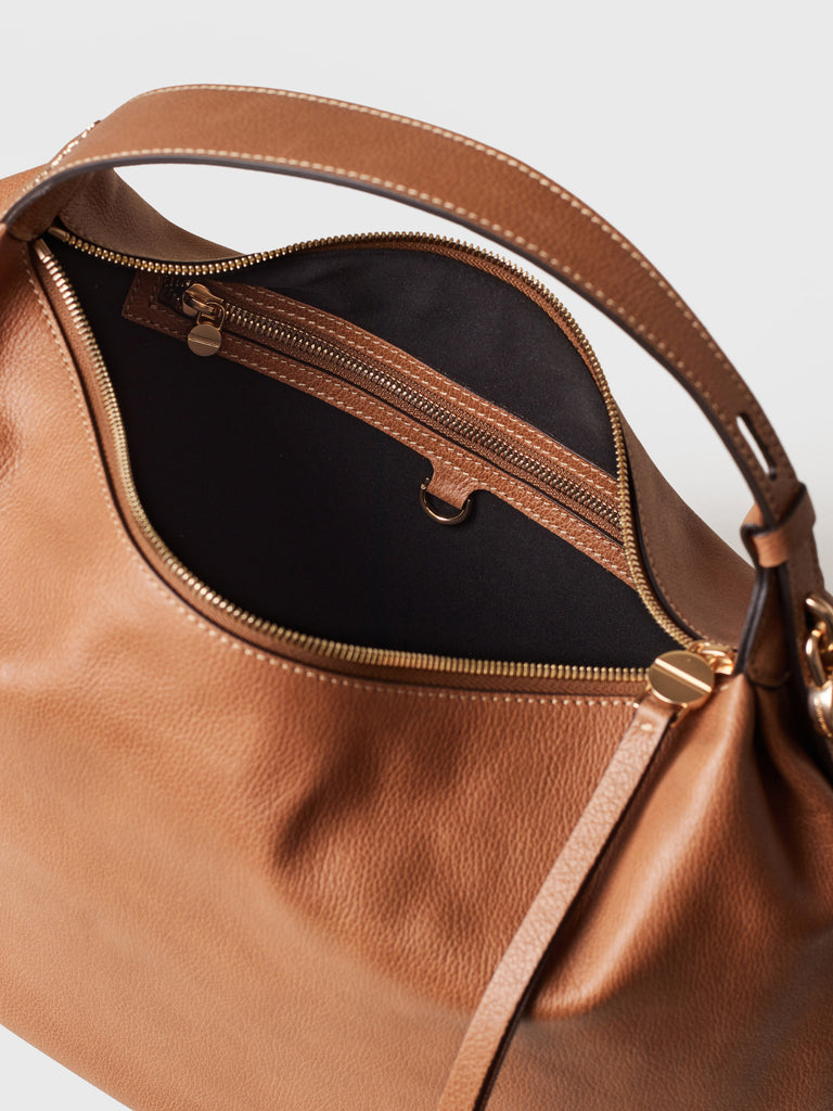 Borsa a spalla in Pelle - PRIVE BORSA HOBO MEDIUM - Borbonese