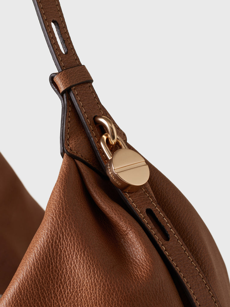 Borsa a spalla in Pelle - PRIVE BORSA HOBO MEDIUM - Borbonese