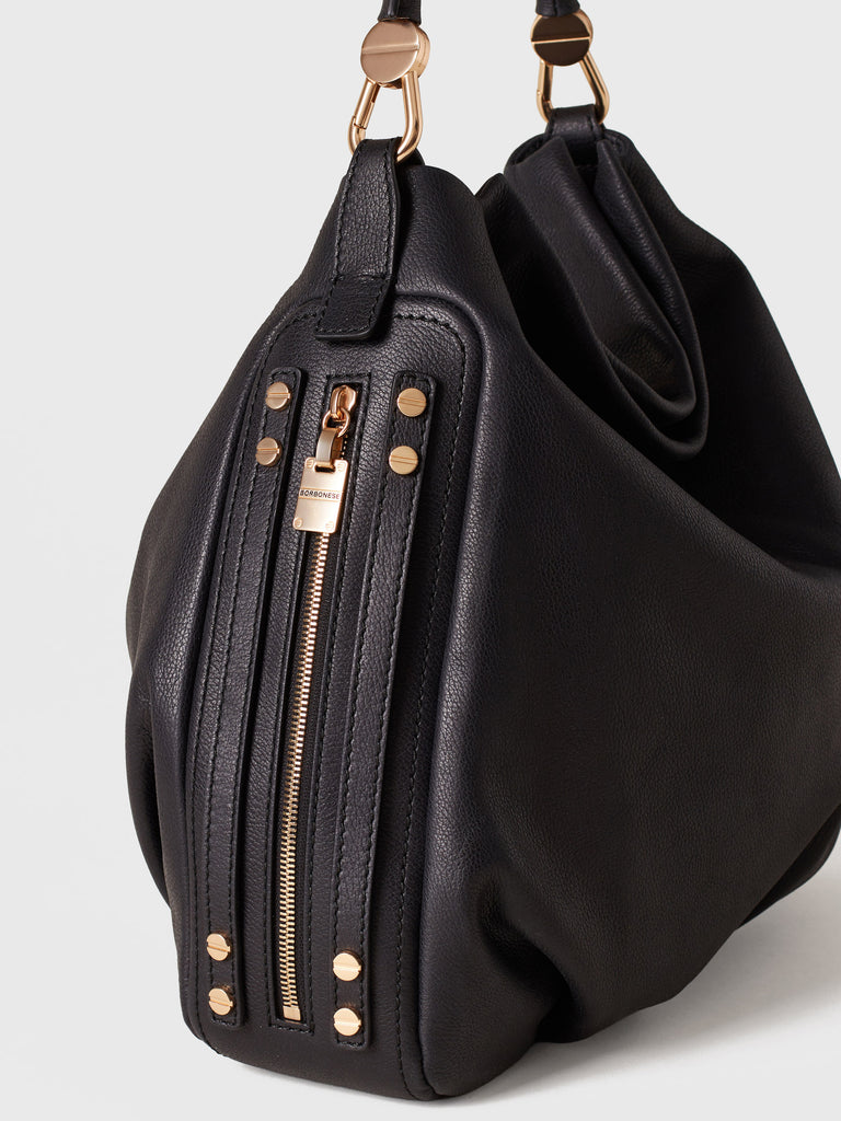 Borsa a mano in Pelle - BICE BORSA HOBO MEDIUM - Borbonese