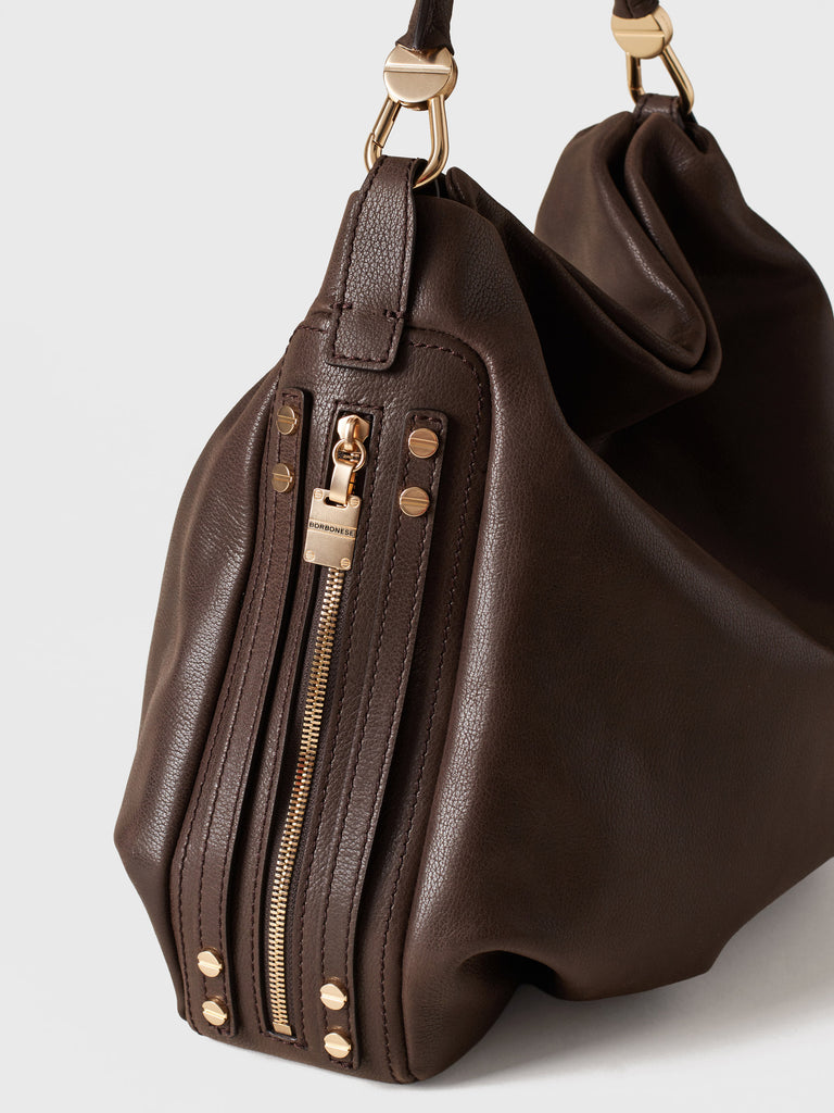 Borsa a mano in pelle - BICE BORSA HOBO MEDIUM - Borbonese
