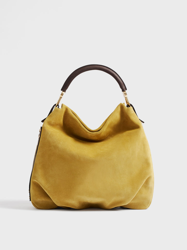 Leather handbag - BICE Hobo Bag Medium - Borbonese