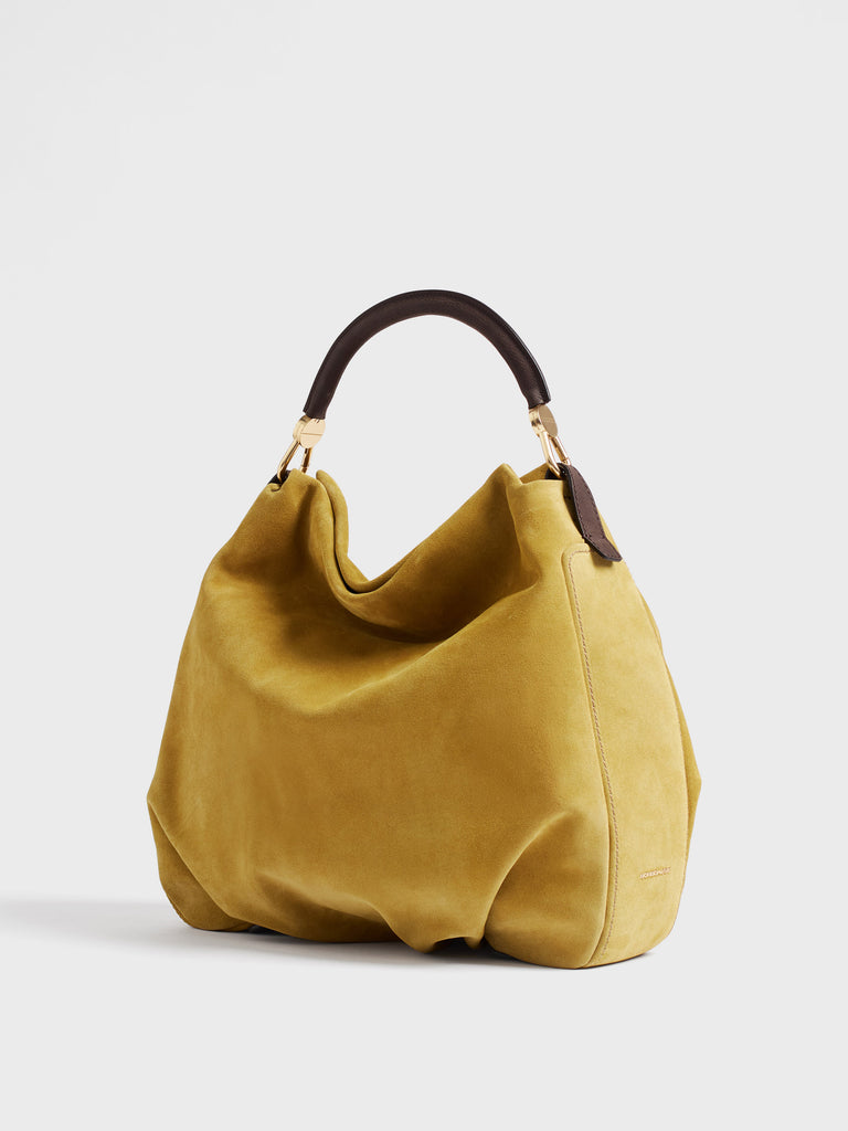 Leather handbag - BICE Hobo Bag Medium - Borbonese