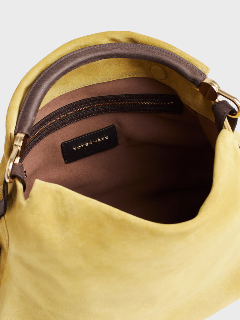 Leather handbag - BICE Hobo Bag Medium - Borbonese