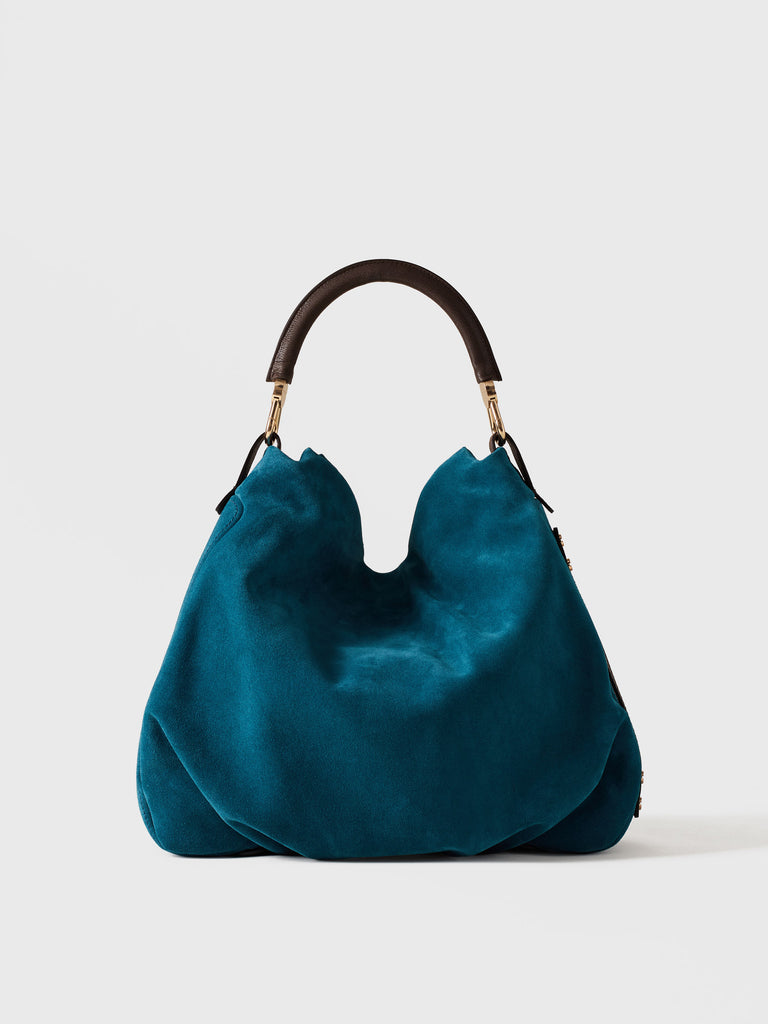Leather handbag - BICE Hobo Bag Medium - Borbonese