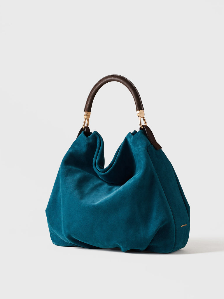 Leather handbag - BICE Hobo Bag Medium - Borbonese