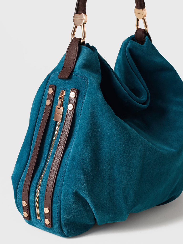 Leather handbag - BICE Hobo Bag Medium - Borbonese