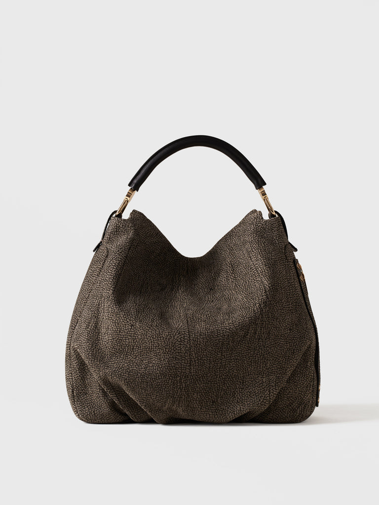 Borsa a mano in pelle - BICE BORSA HOBO MEDIUM - Borbonese