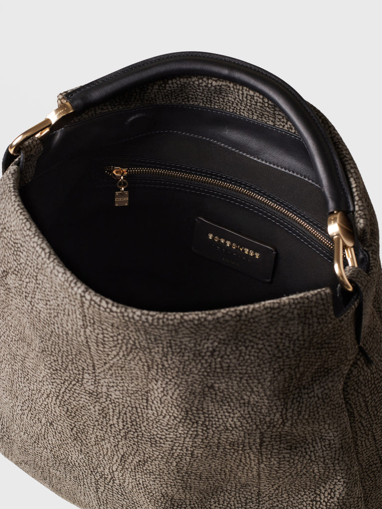 Borsa a mano in pelle - BICE BORSA HOBO MEDIUM - Borbonese