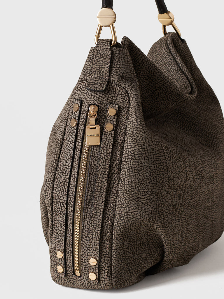 Borsa a mano in pelle - BICE BORSA HOBO MEDIUM - Borbonese