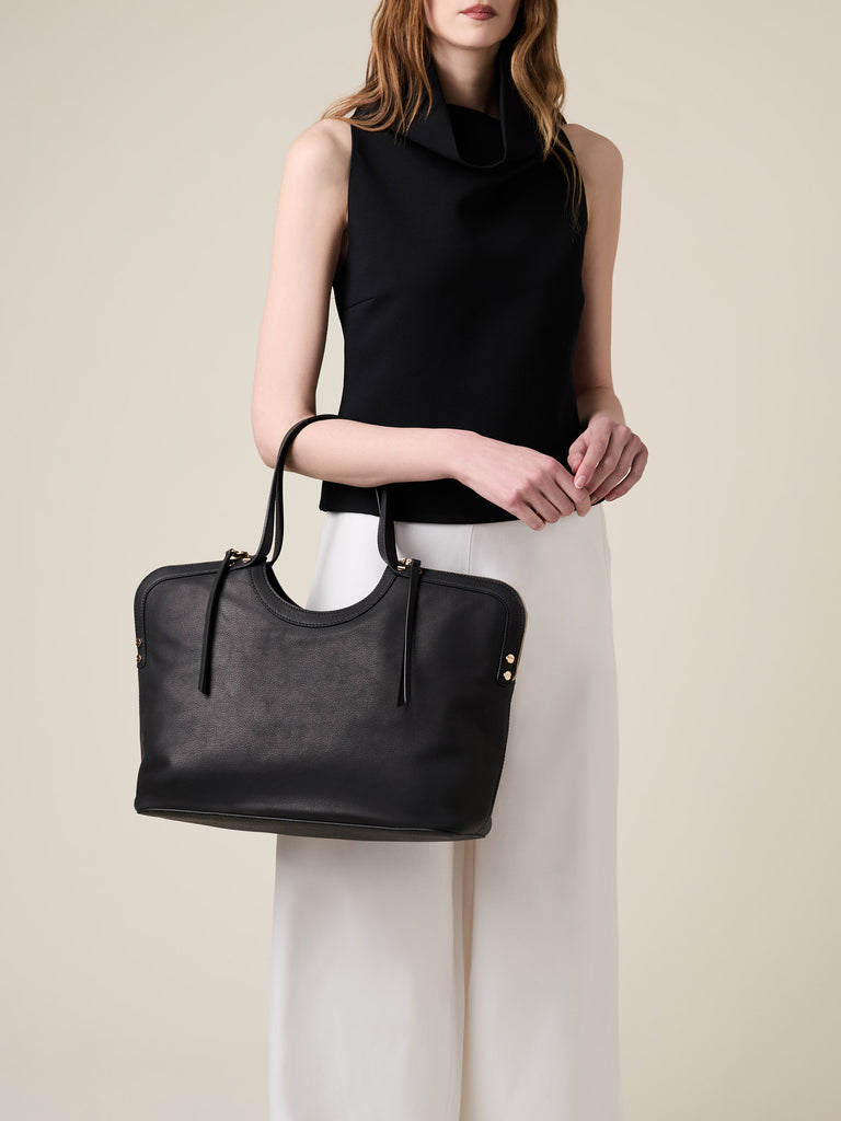 Borsa a mano di Pelle - BICE BORSA SHOPPING LARGE - Borbonese