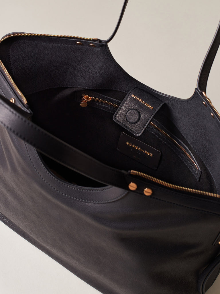 Borsa a mano di Pelle - BICE BORSA SHOPPING LARGE - Borbonese