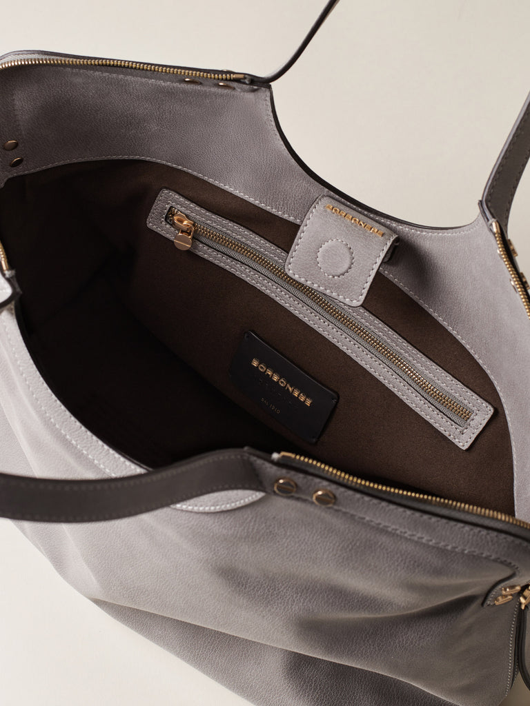 Leather Handbag - BICE LARGE SHOPPING BAG - Borbonese