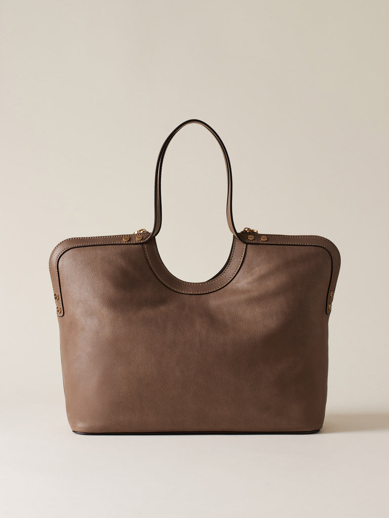 Leather Handbag - BICE LARGE SHOPPING BAG - Borbonese
