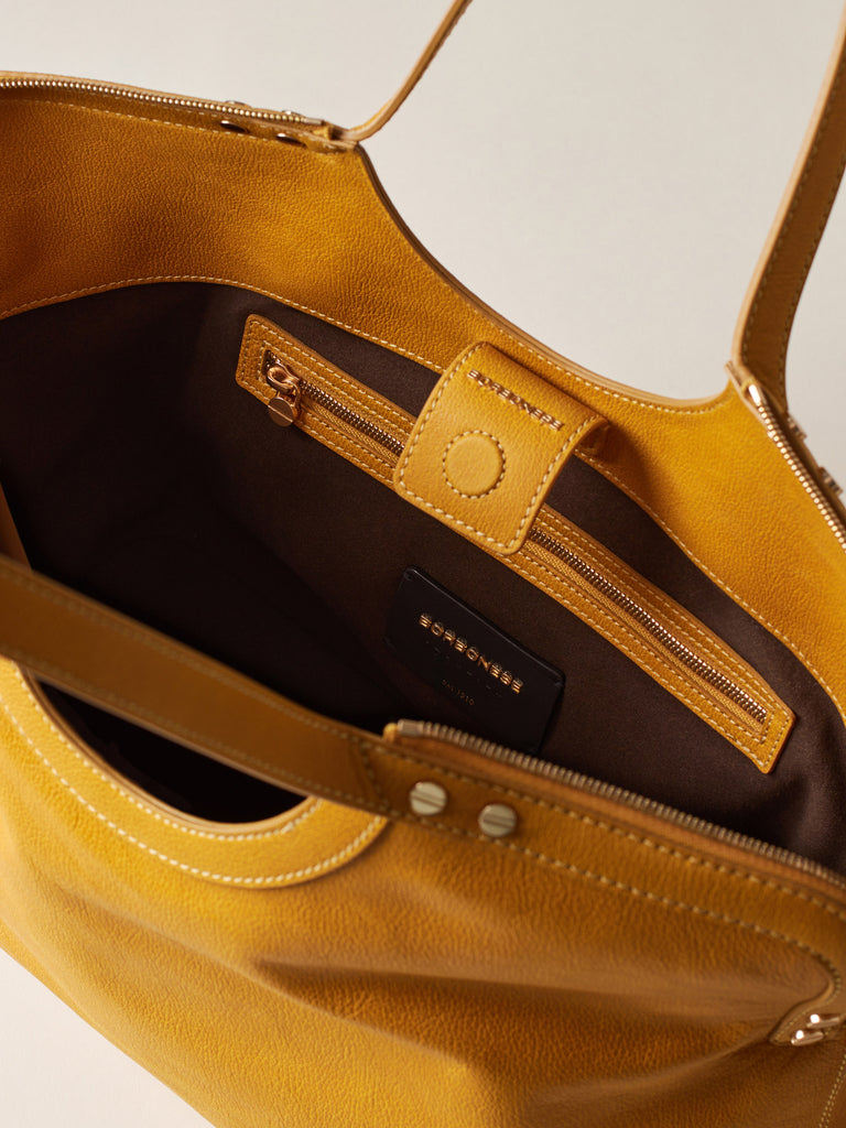 Borsa a mano di Pelle - BICE BORSA SHOPPING LARGE - Borbonese
