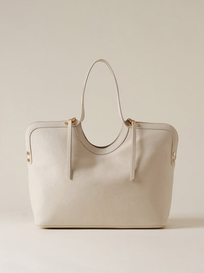 BICE BORSA SHOPPING LARGE - White addiction - Borbonese