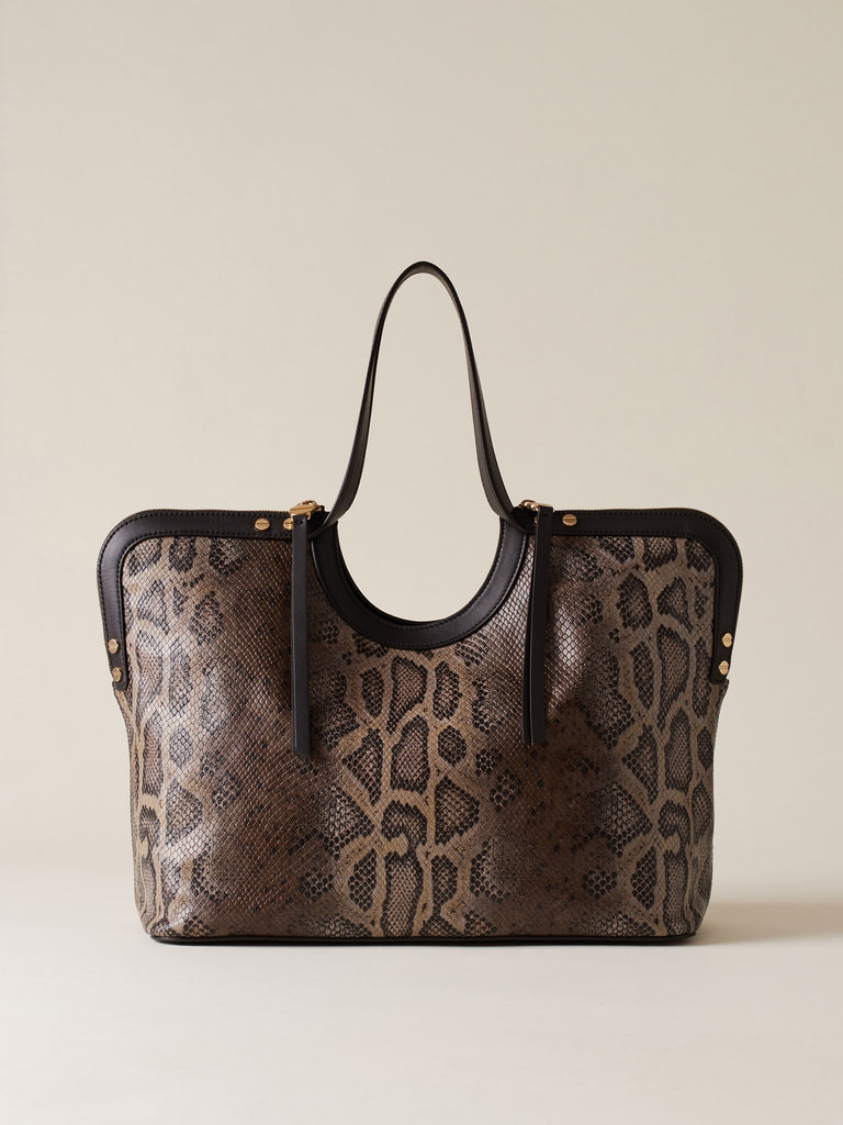 Borsa a mano di Pelle - BICE BORSA SHOPPING LARGE - Borbonese