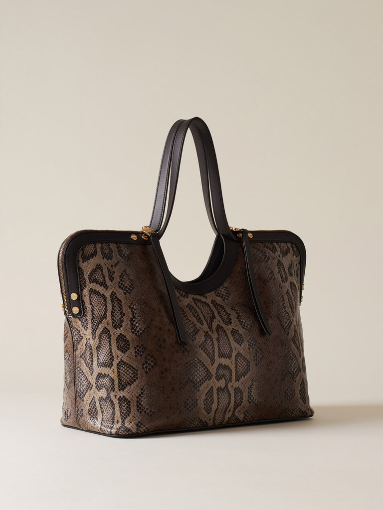 Borsa a mano di Pelle - BICE BORSA SHOPPING LARGE - Borbonese