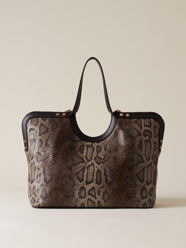 Borsa a mano di Pelle - BICE BORSA SHOPPING LARGE - Borbonese