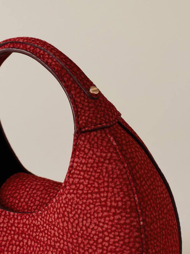 Borsa a mano di Camoscio Op - FULL MOON BORSA MINI - Borbonese