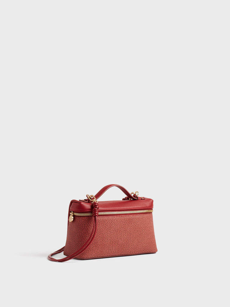 Borsa a tracolla di Tela rivestita Op - GEMINI TRACOLLA MEDIUM - Borbonese