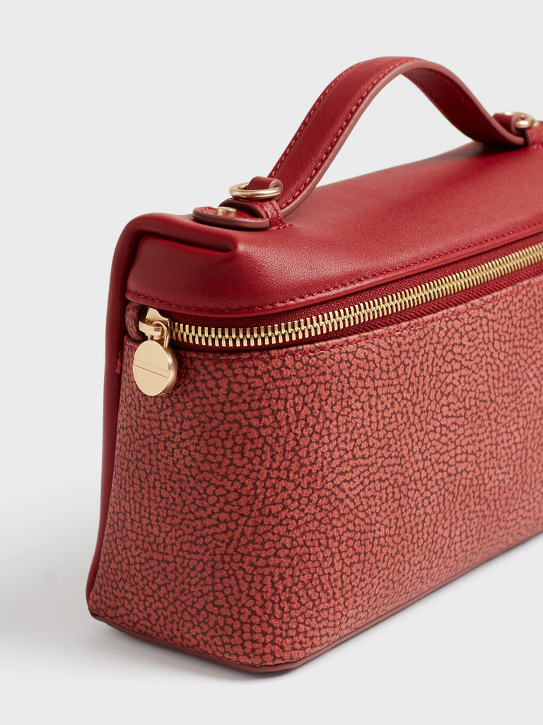 Borsa a tracolla di Tela rivestita Op - GEMINI TRACOLLA MEDIUM - Borbonese