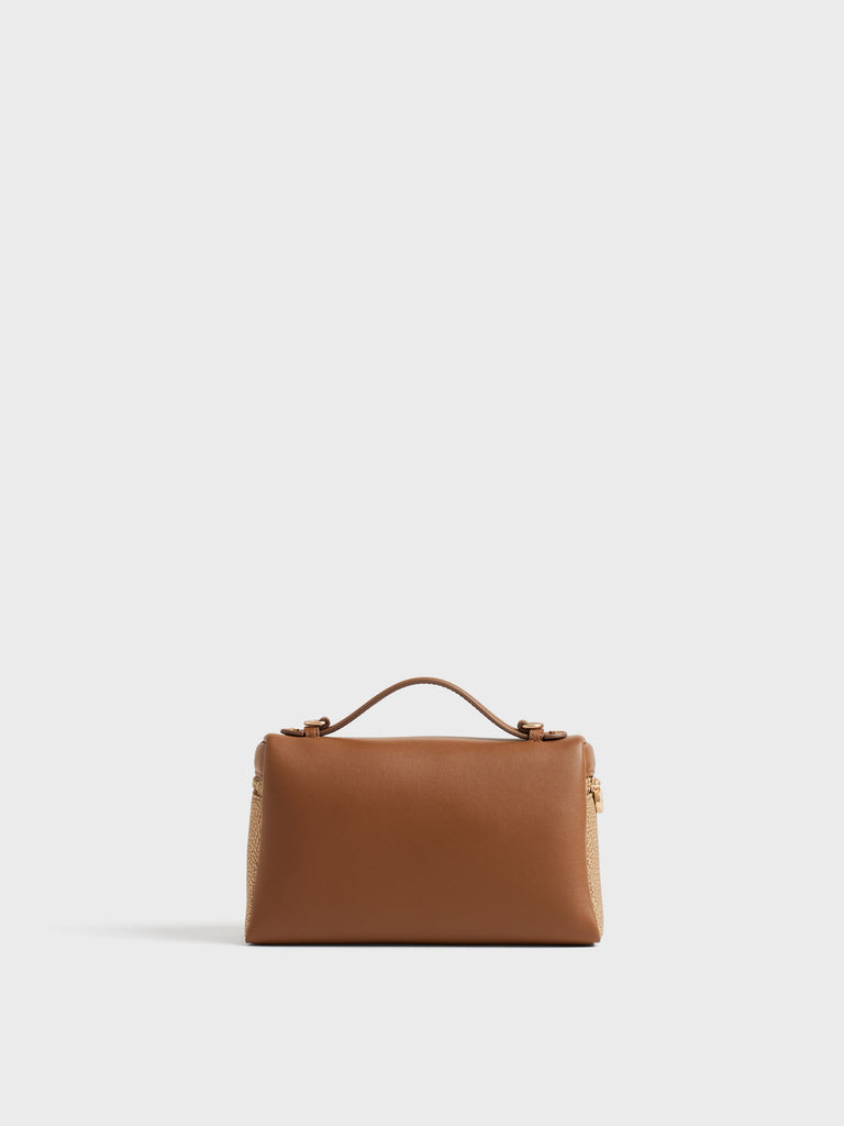 Borsa a tracolla di Tela rivestita Op - GEMINI TRACOLLA MEDIUM - Borbonese