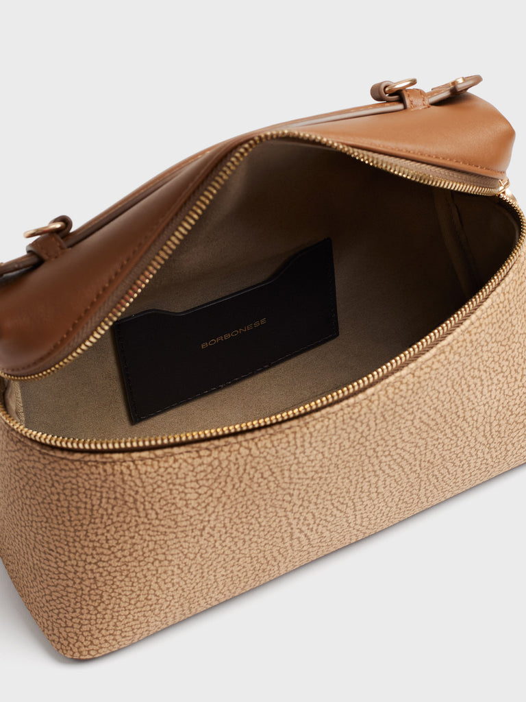 Borsa a tracolla di Tela rivestita Op - GEMINI TRACOLLA MEDIUM - Borbonese