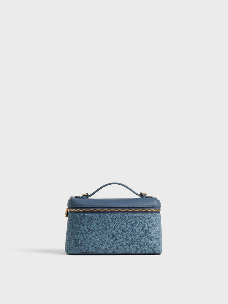 Shoulder bag of Op coated canvas - GEMINI SHOULDER STRAP MEDIUM - Borbonese