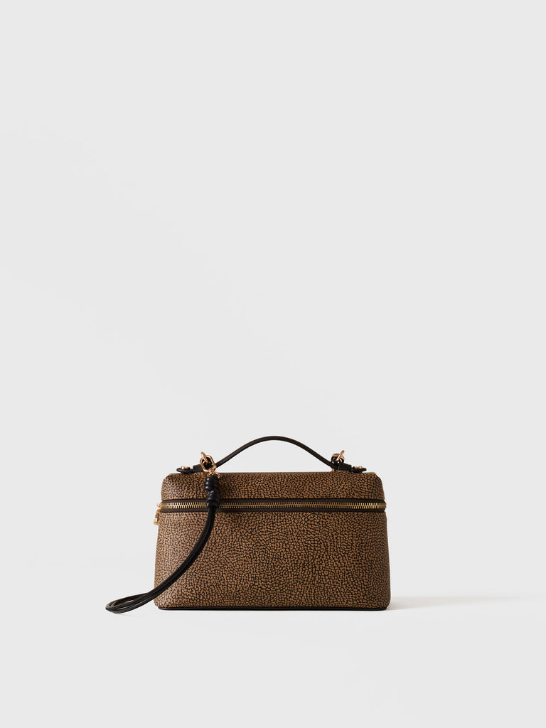 Borsa a tracolla di Tela rivestita Op - GEMINI TRACOLLA MEDIUM - Borbonese