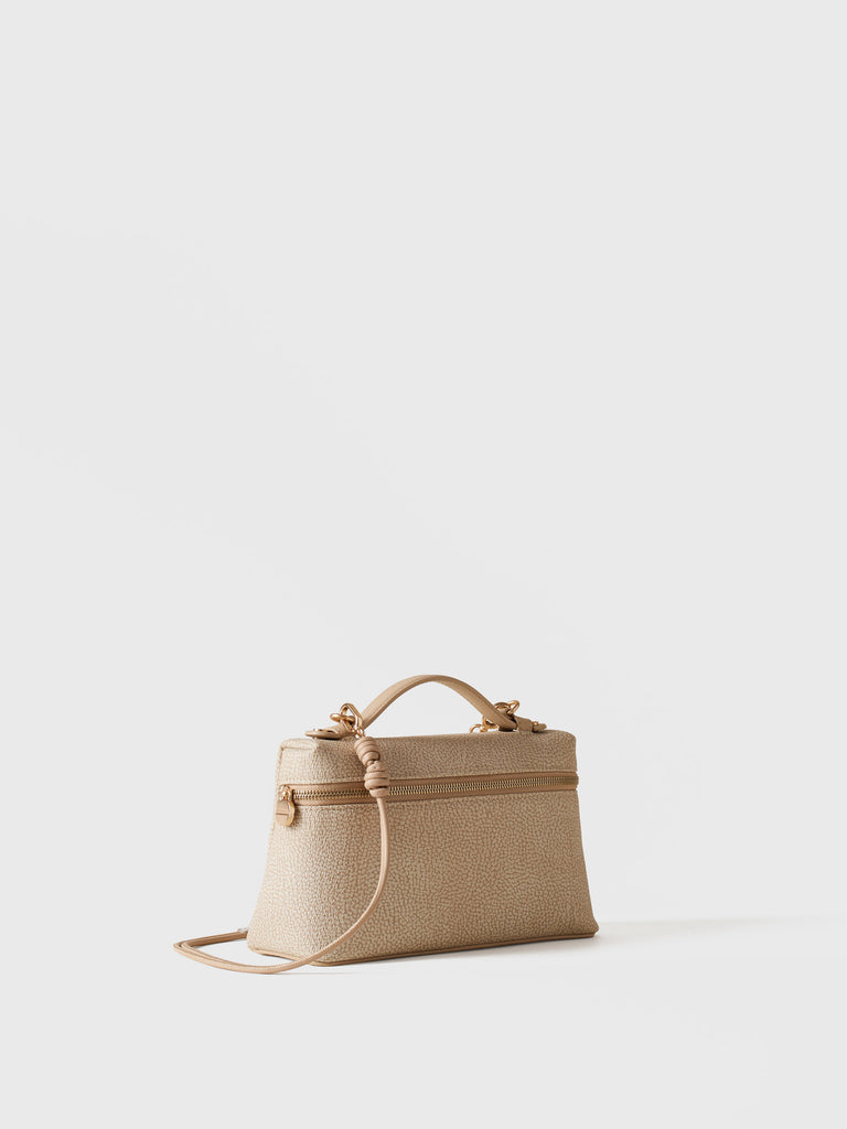 Borsa a tracolla di Tela rivestita Op - GEMINI TRACOLLA MEDIUM - Borbonese