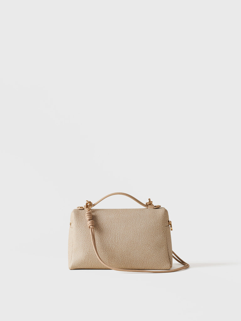 Borsa a tracolla di Tela rivestita Op - GEMINI TRACOLLA MEDIUM - Borbonese
