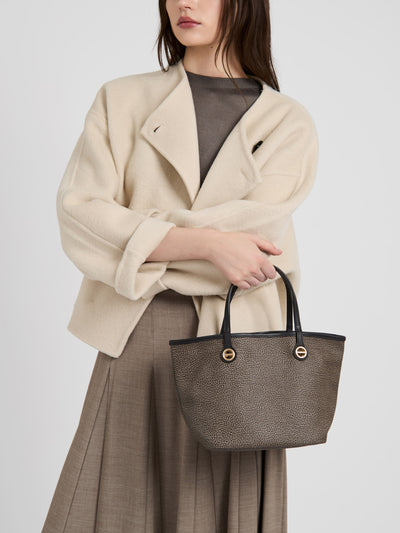 FLIGHT BORSA SHOPPING SMALL - Coated Canvas - Borbonese