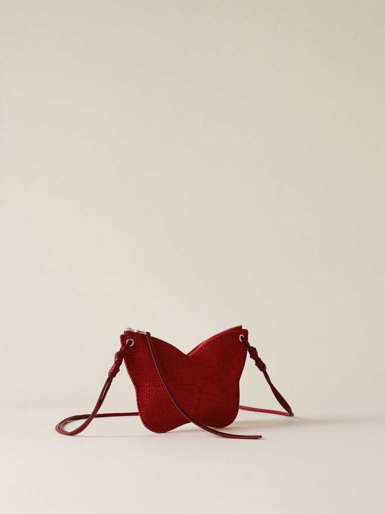 Op Suede mini bag - BORBOLETA MINI BAG  - Borbonese