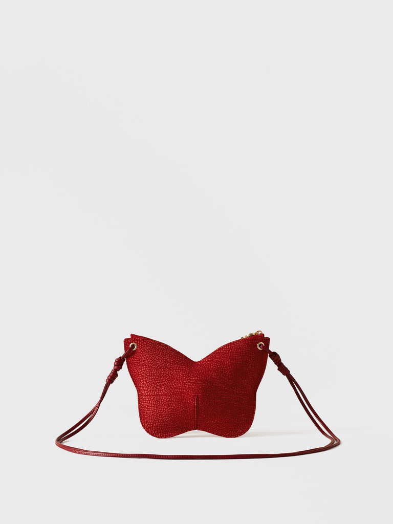 Op Suede mini bag - BORBOLETA MINI BAG  - Borbonese