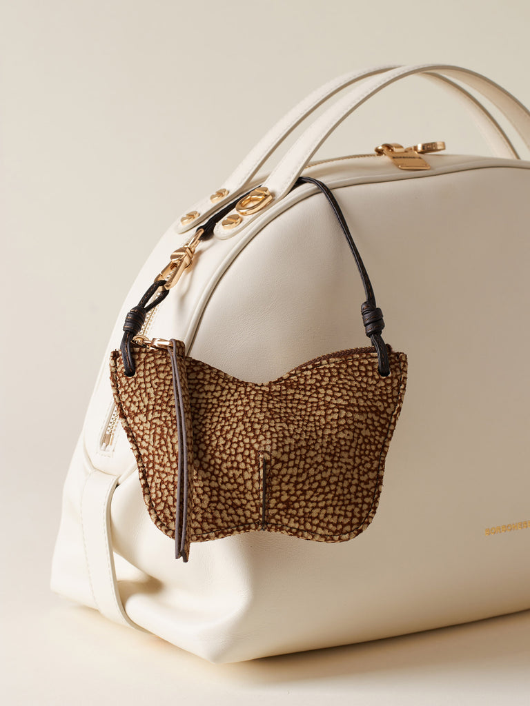 Portachiavi in Camoscio Op - CHARM BORBOLETINA - Borbonese