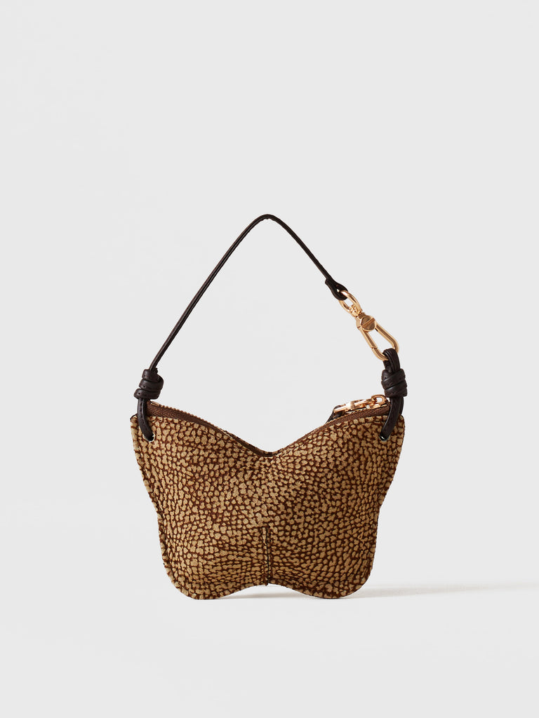 Op Suede keychain - BORBOLETINA CHARM - Borbonese