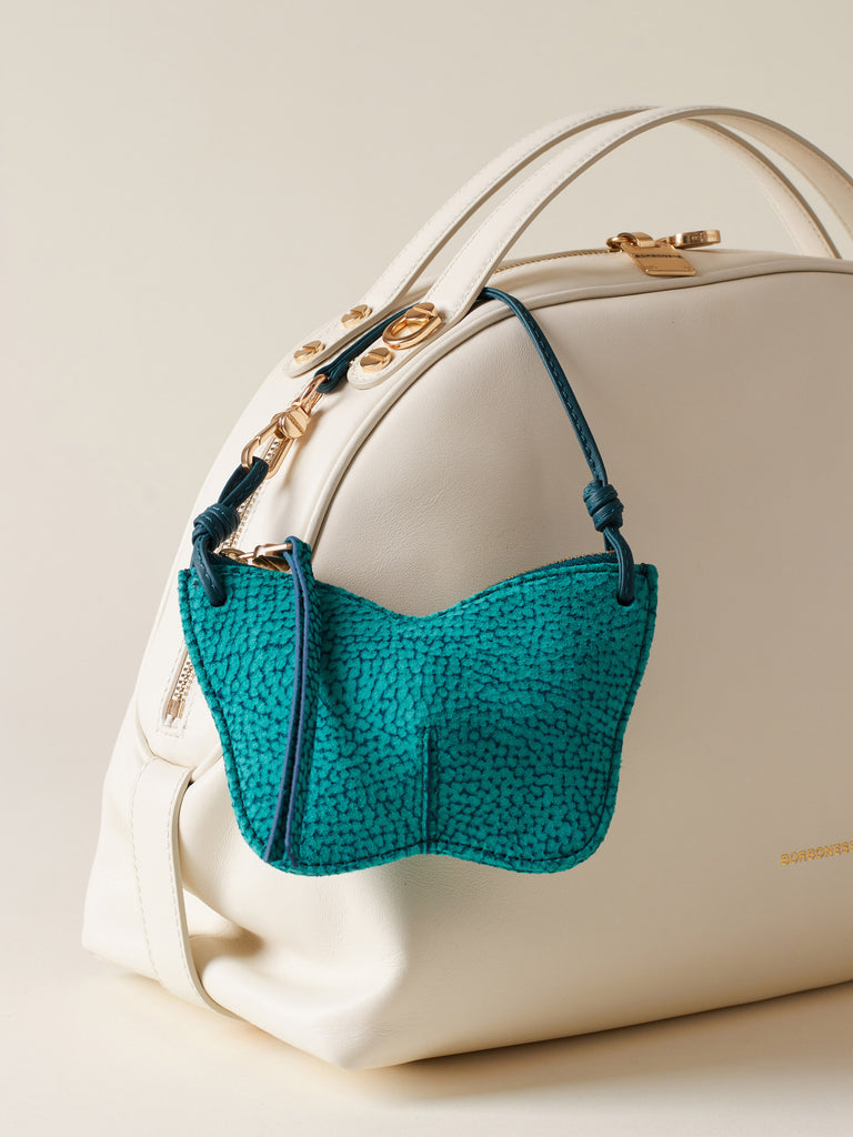 Portachiavi in Camoscio Op - CHARM BORBOLETINA - Borbonese