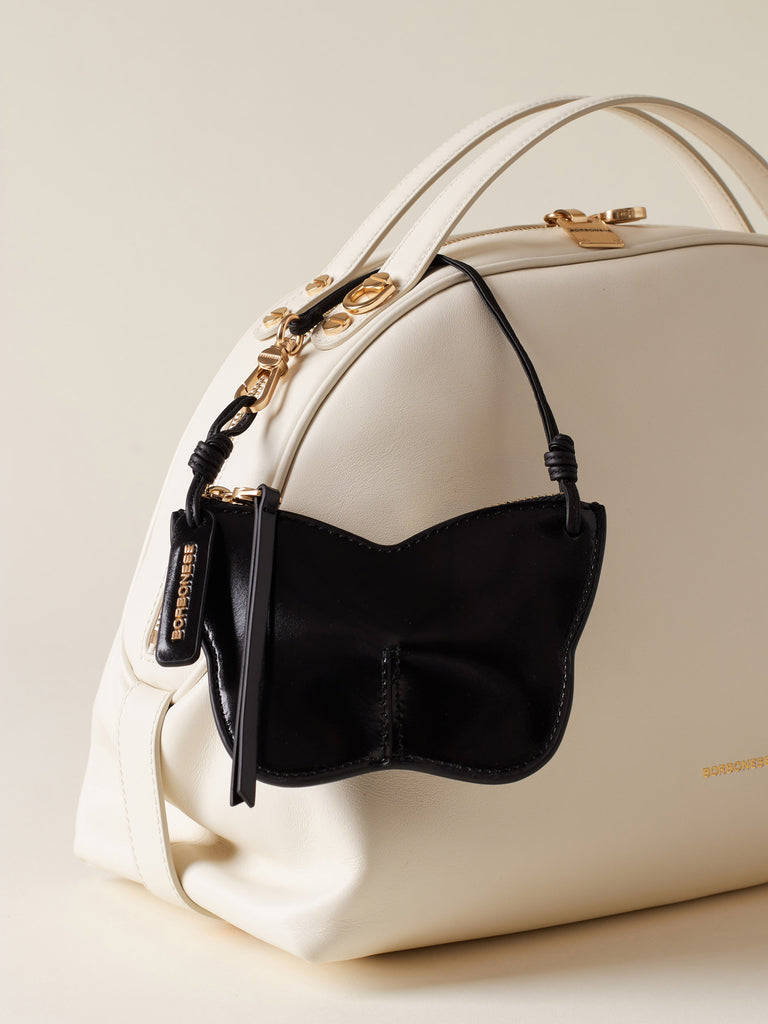 Portachiavi in pelle di vitello - CHARM BORBOLETINA - Borbonese