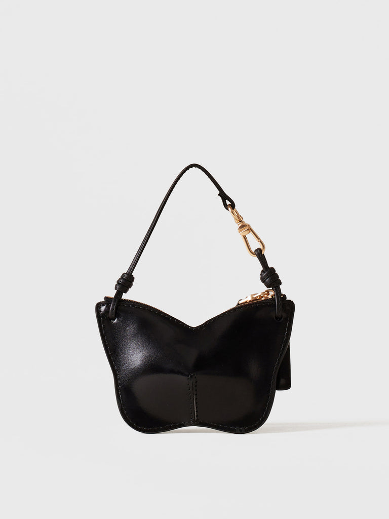 Calfskin keychain - BORBOLETINA CHARM - Borbonese
