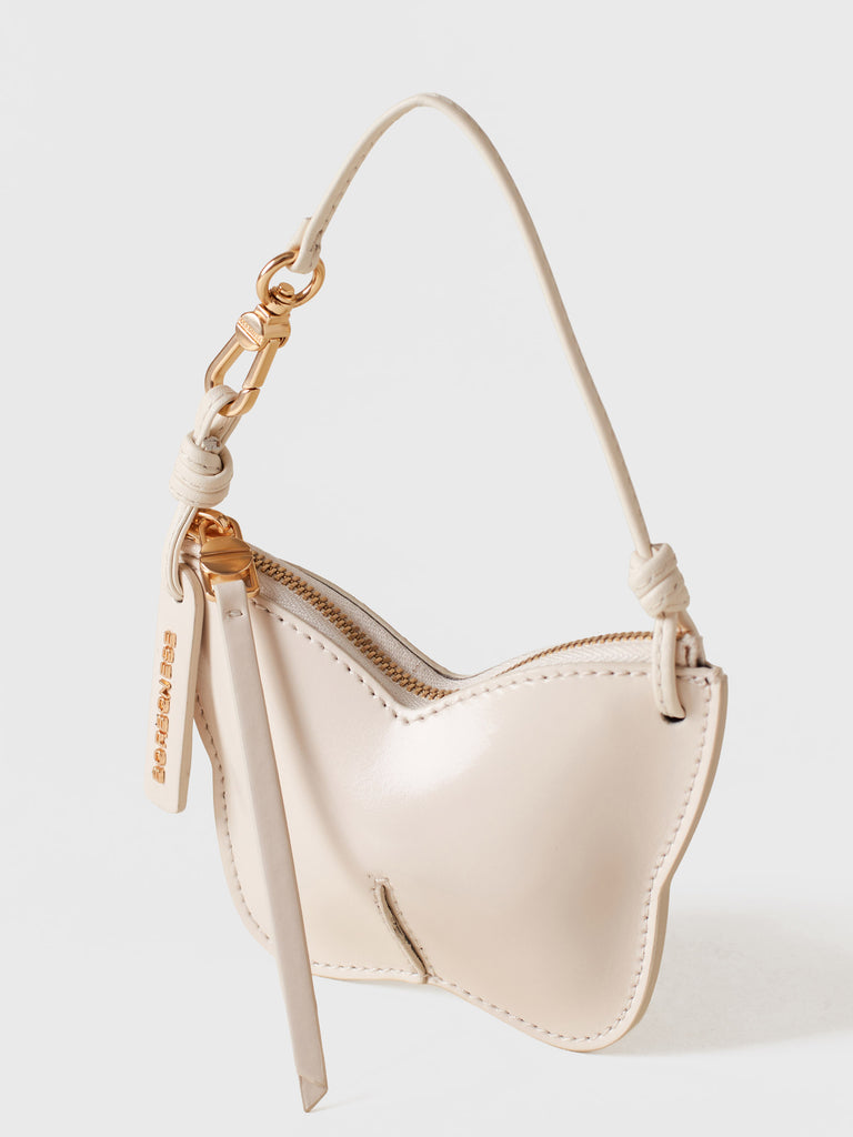Calfskin keychain - BORBOLETINA CHARM - Borbonese