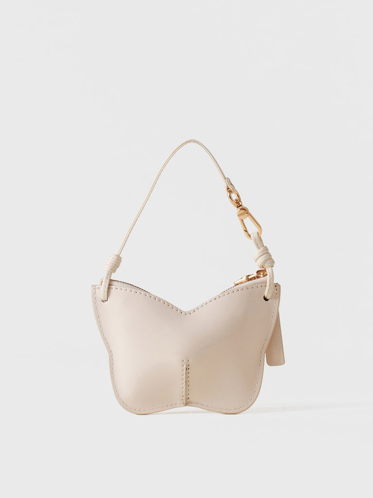 Calfskin keychain - BORBOLETINA CHARM - Borbonese