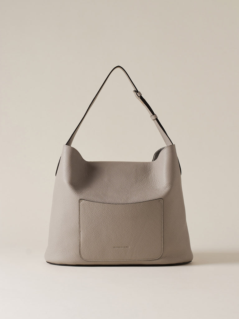 Borsa a spalla in Pelle  - PREMIER                       BORSA HOBO MEDIUM - Borbonese