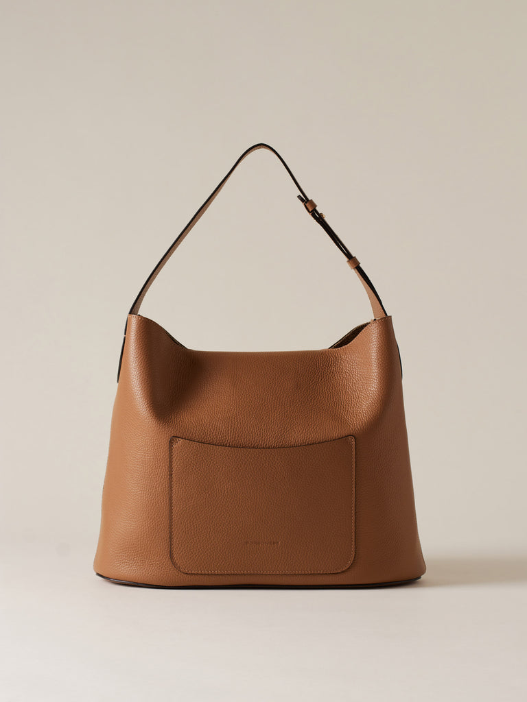 Borsa a spalla in Pelle  - PREMIER                       BORSA HOBO MEDIUM - Borbonese